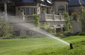 Residential lawn sprinkler